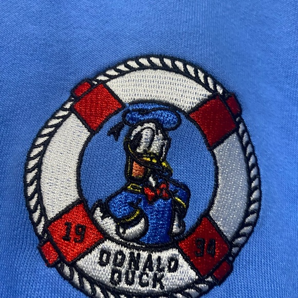 Loungefly Disney Sweatshirt Hoodie Mens medium Donald Duck 90th Anniversary NWT - Picture 3 of 10